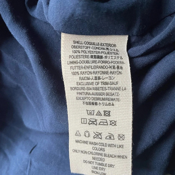 Free People Lost In You Women’s XS Floral Hi Low Midi Wrap Button Down Blue NWT - Picture 11 of 14